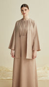 emilla woman linen set beige 2